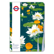 Kew Gardens Water Lilies A5 Notebook