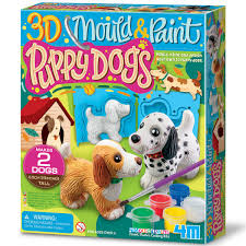 3D Mould Paint Puppy Dog