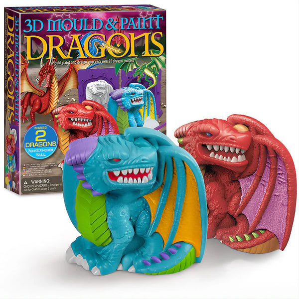 3D Mould & Paint Dragons