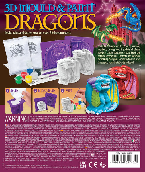 3D Mould & Paint Dragons