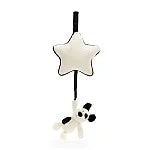 Bashful Black & Cream Puppy Musical Pull