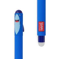 Legami Erasable Pen - Shark - Blue