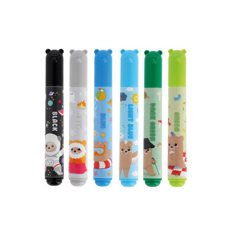 Legami Set Of 12 Markers - Teddy Friends