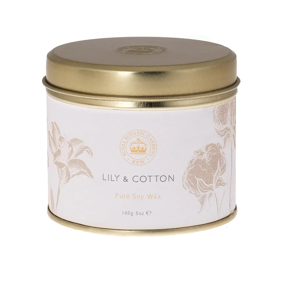 160g Kew Lily & Cotton Candle