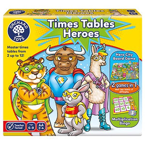 Orchard Toys Times Tables Heroes Game