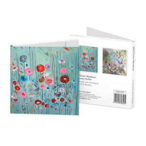 Square Notecard Wallet - Wild Flower Meadows