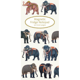 Magnetic Notepad - Royal Elephants