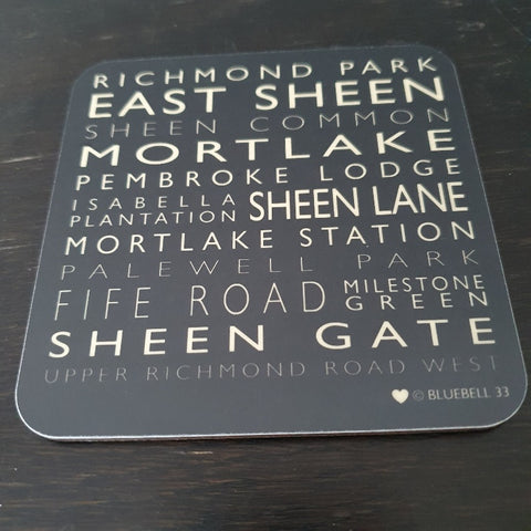 East Sheen Streets SW14 Coaster