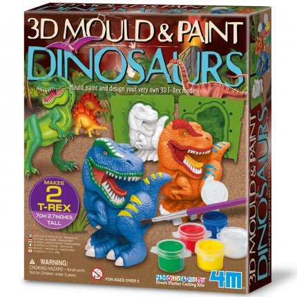 4M Mould & Paint - 3D Dinosaurs