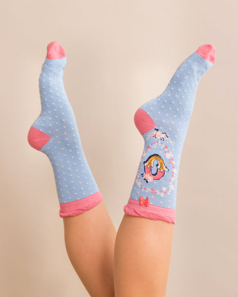 A-Z Ankle Socks - O
