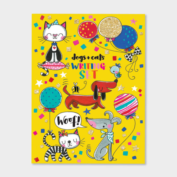 Writing Set Wallet - Dogs and Cats