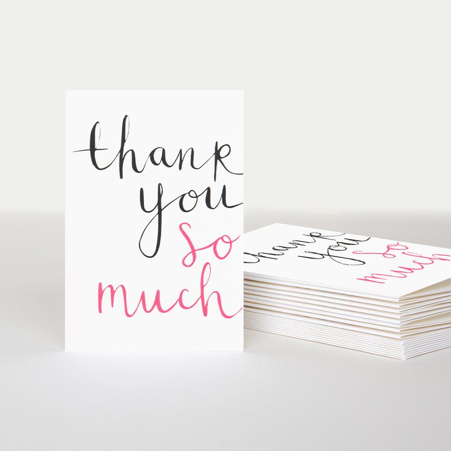 So Much Thank You Notecards Pack of 10
