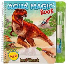 Dino World Aqua Magic Colouring Book