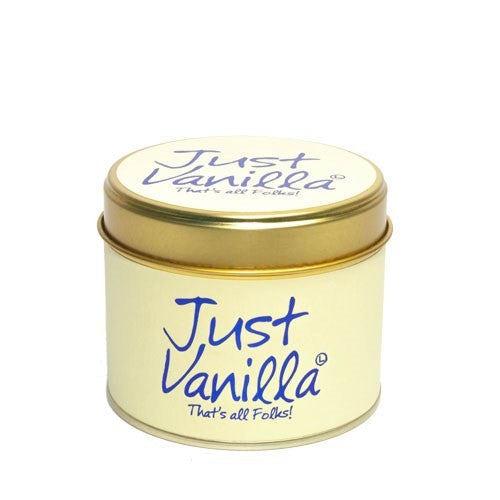 Just Vanilla Scented Candle Tin