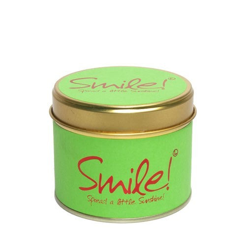 Smile Scented Candle Tin
