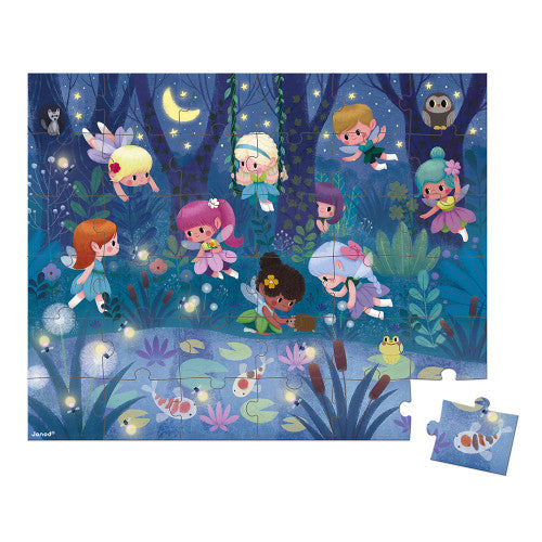 Fairies And Waterlilies Puzzle 36 PCS